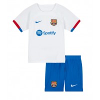 Echipament fotbal Barcelona Tricou Deplasare 2023-24 pentru copii maneca scurta (+ Pantaloni scurti)